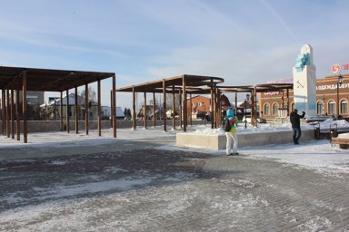 ✅Обновленную городскую площадь открыли в Куйбышеве 1